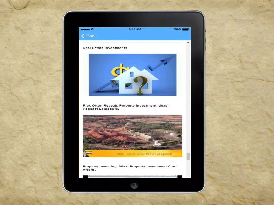 Real Estate Investment - An Education In Real Estate iPad 应用截图