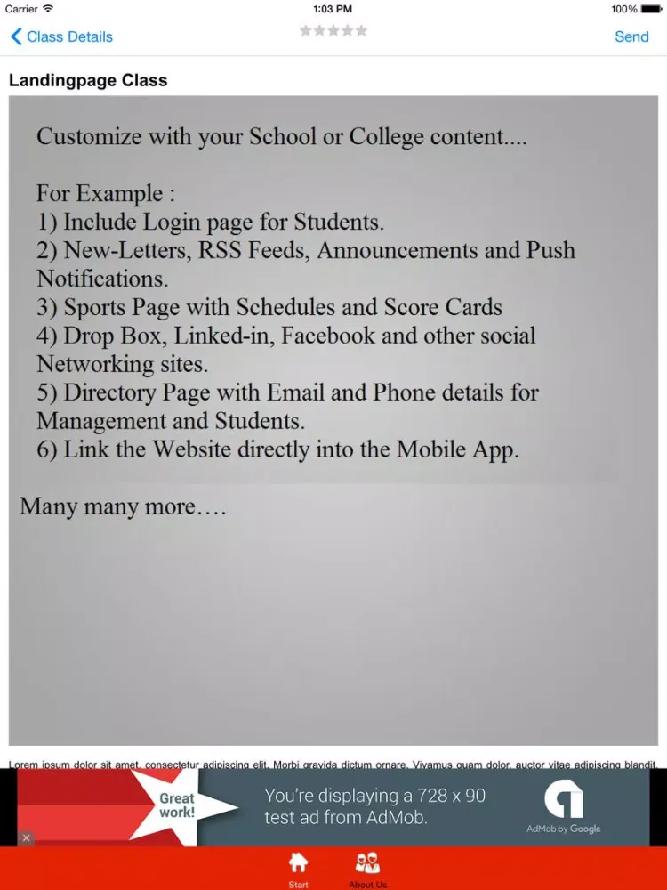 Скриншоты Smart School Apps iPad 