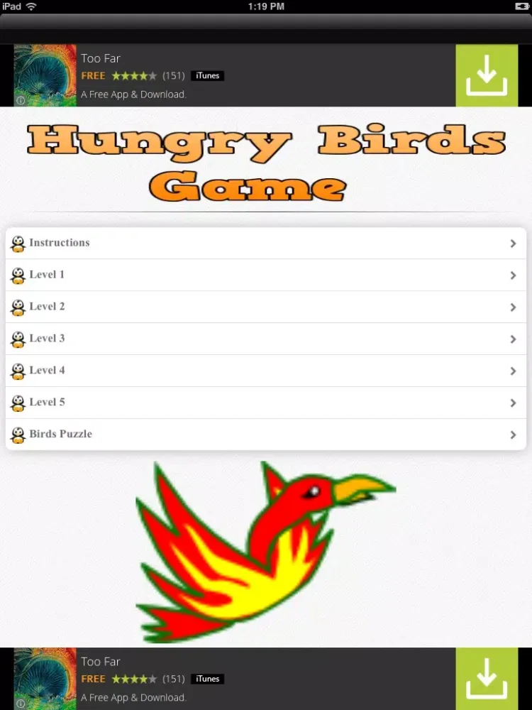 Hungry Birds Games And Birds Puzzles iPad  سکرین شاٹس