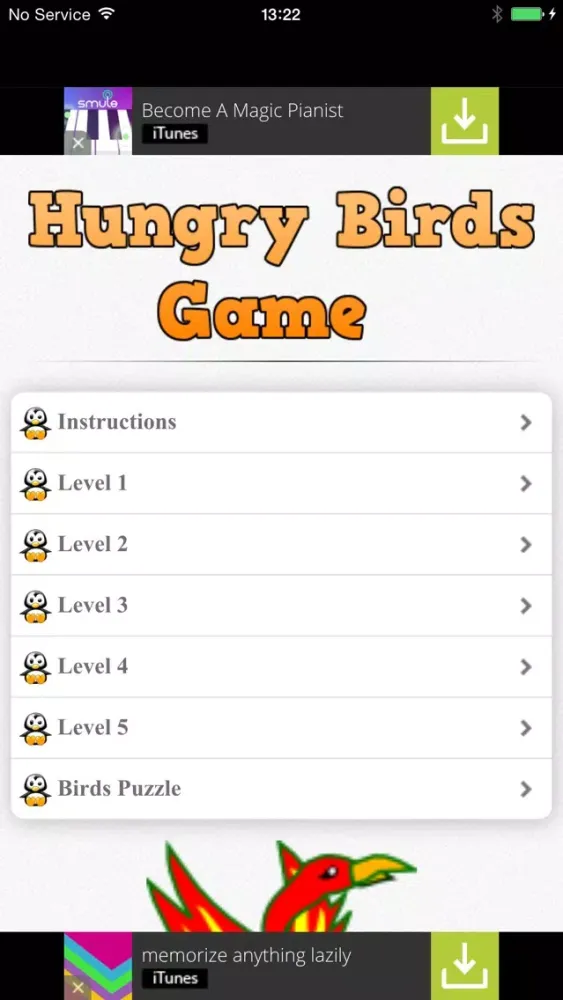 Hungry Birds Games And Birds Puzzles سکرین شاٹس