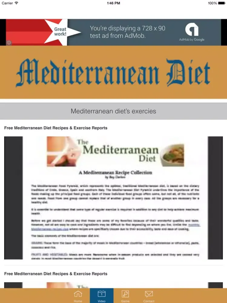 Zrzuty ekranu Mediterranean Diet - #1 Diet Recipes and Diet Plan iPad 