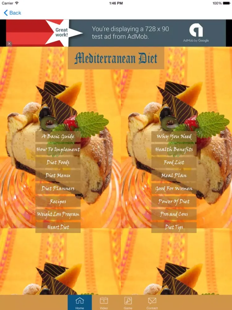 Zrzuty ekranu Mediterranean Diet - #1 Diet Recipes and Diet Plan iPad 