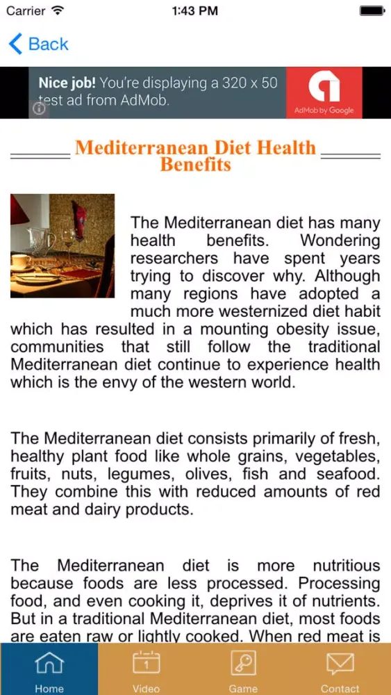 Zrzuty ekranu Mediterranean Diet - #1 Diet Recipes and Diet Plan