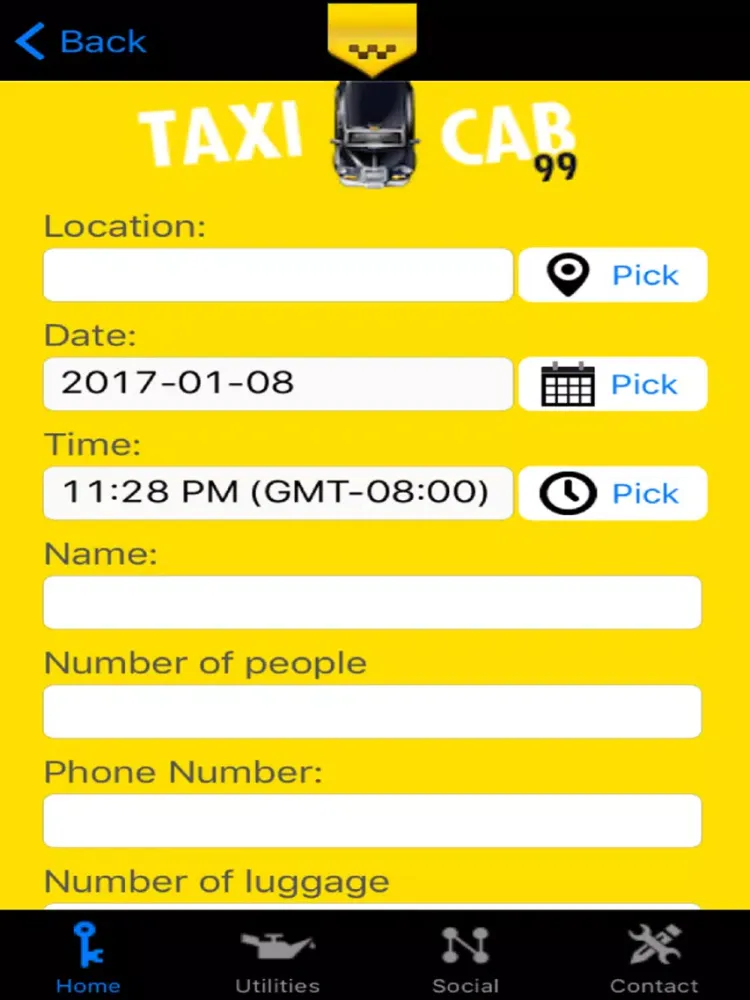 AppMark - Taxi App iPad  Screenshots