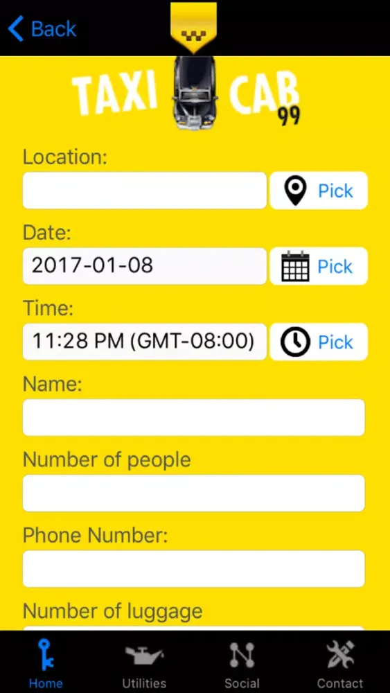 AppMark - Taxi App Screenshots