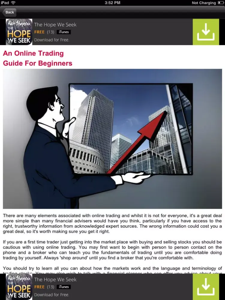 Скриншоты Beginner's Trading Information - Know How To Trade iPad 