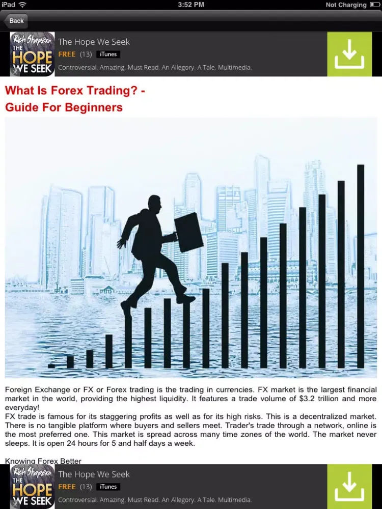 Скриншоты Beginner's Trading Information - Know How To Trade iPad 