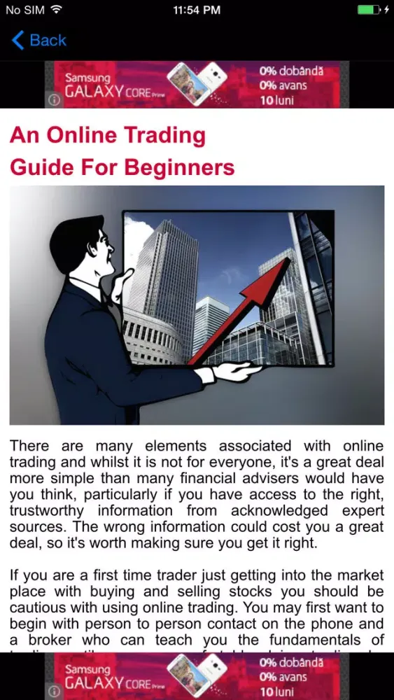 Скриншоты Beginner's Trading Information - Know How To Trade