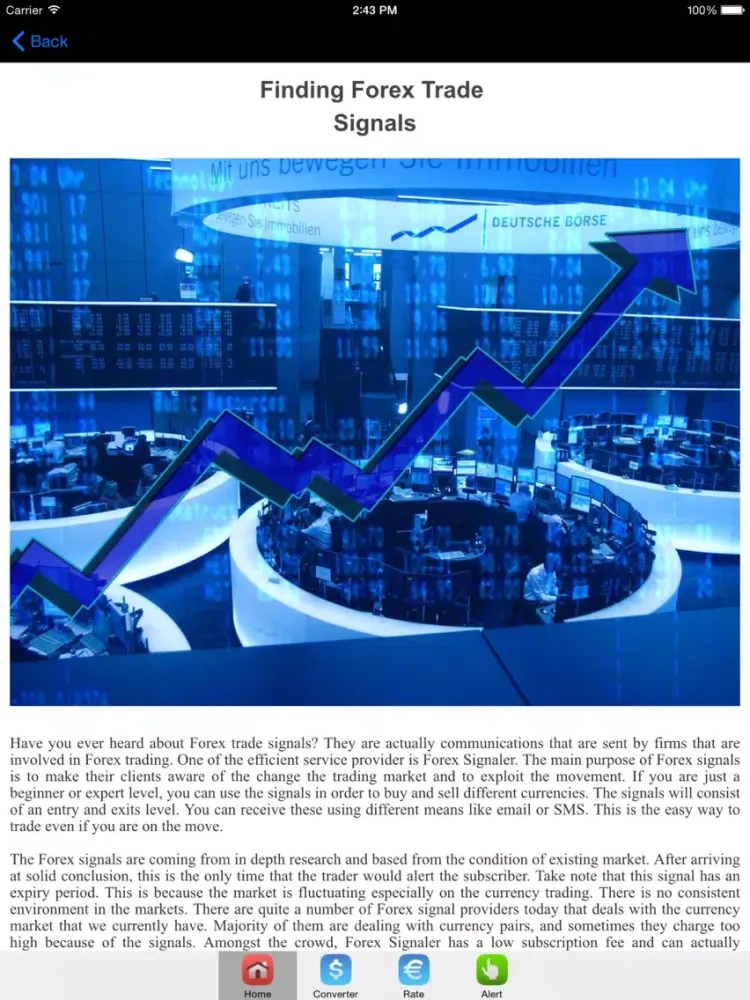 Trading Signals & Forex Signals For Trading iPad  Ekran Görüntüleri