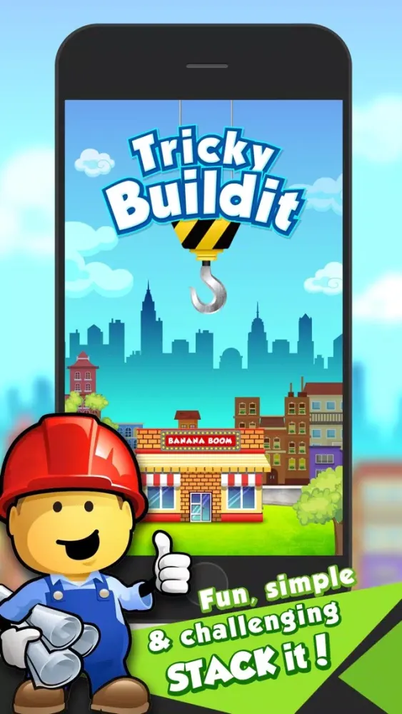 ภาพหน้าจอของ Tricky Buildit Test