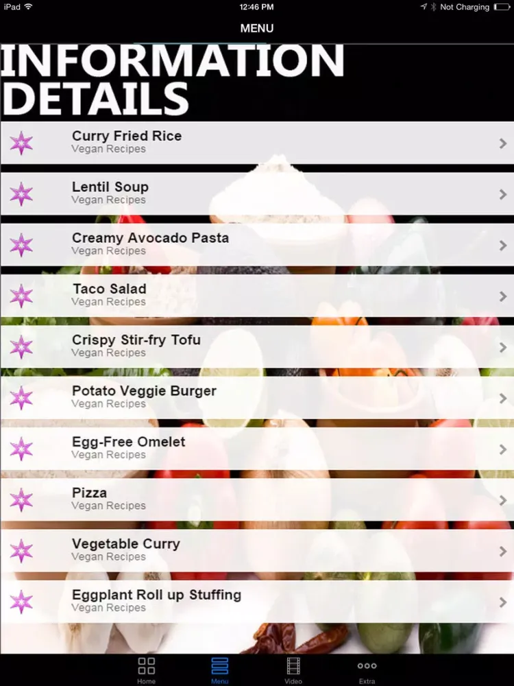 Capturas de pantalla de Learn How To Cook Best Healthy Vegan Recipes - Great Quick Dietary Meal Easy Plan Guide For Advanced & Beginners iPad 