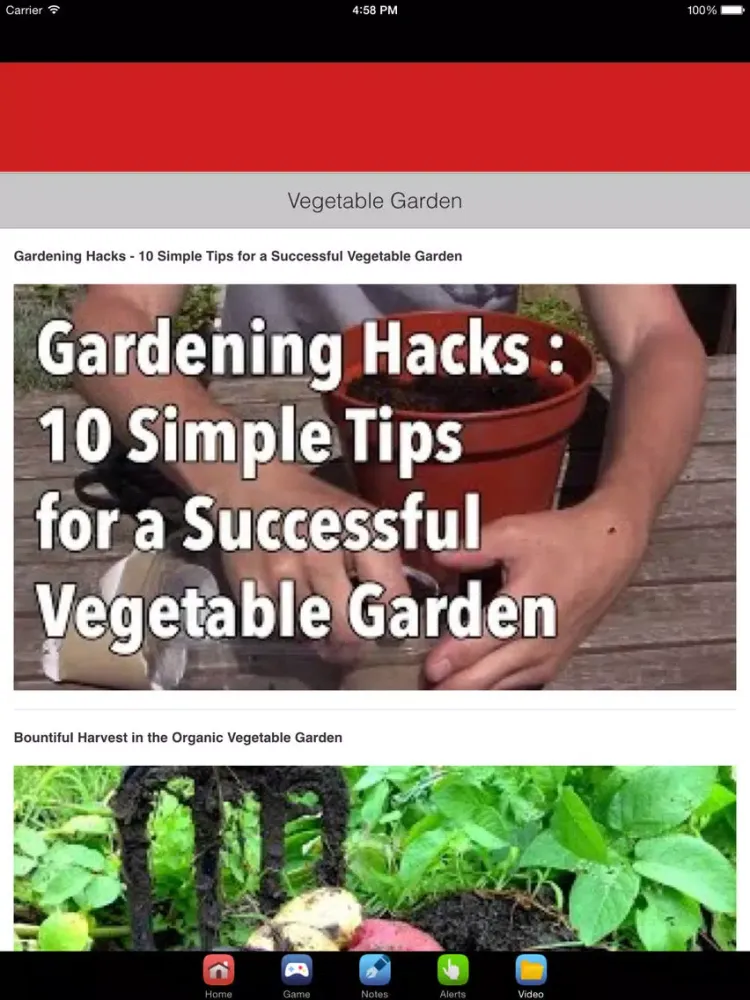 Vegetable Garden Design & Vegetable Gardening Tips iPad  스크린샷