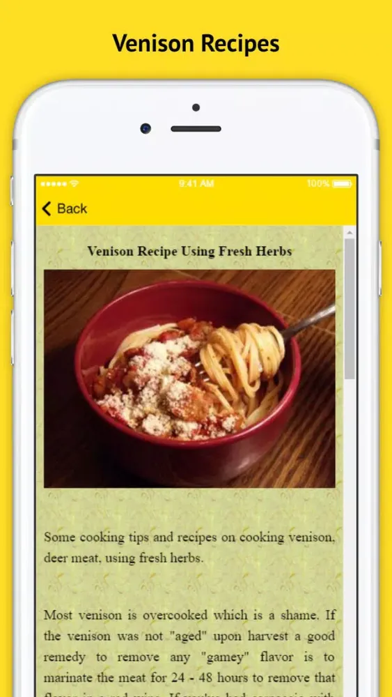 Venison Recipes - Hunters Love This Delicious Recipe Screenshots