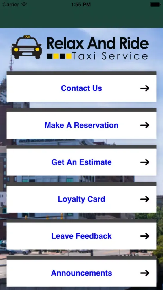 Relax And Ride Taxi Service Screenshots