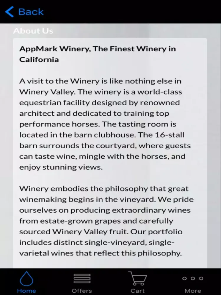 AppMark - Best Winery App iPad 應用截圖