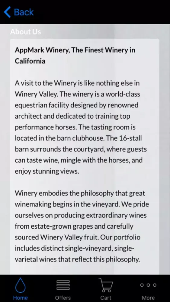 AppMark - Best Winery App應用截圖