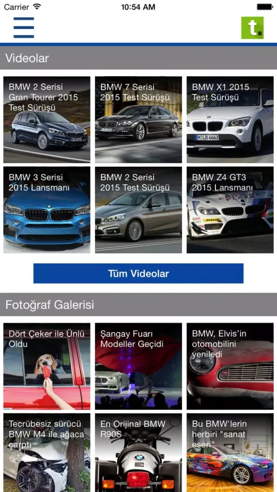 Tasit.com BMW Haber, Video, Galeri, İlanlar スクリーンショット
