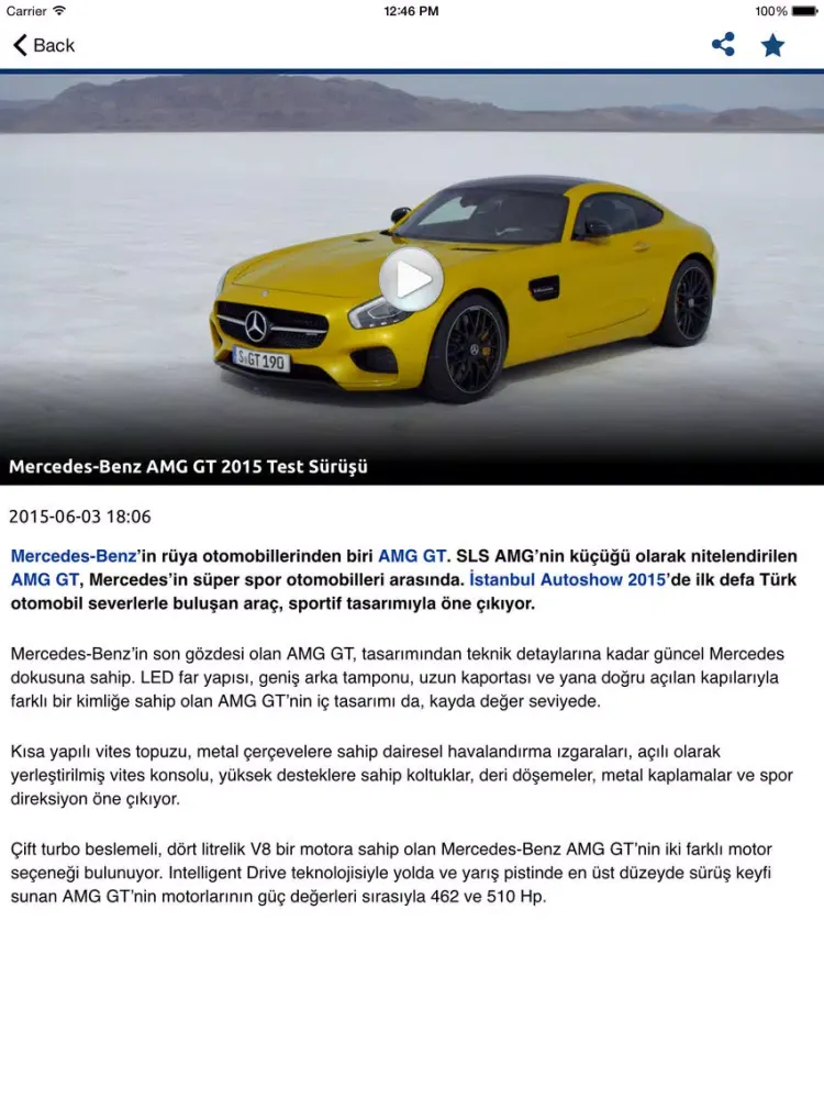 Tasit.com Mercedes-Benz Haber, Video, Galeri, İlanlar iPad  سکرین شاٹس