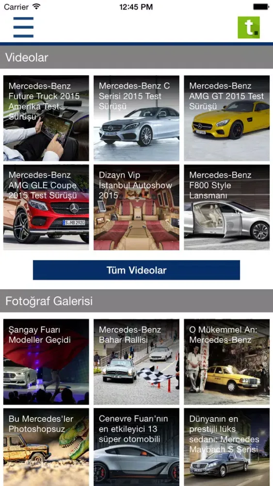 Tasit.com Mercedes-Benz Haber, Video, Galeri, İlanlar سکرین شاٹس