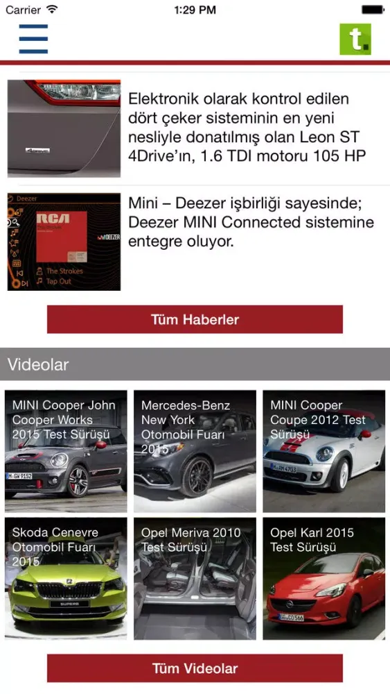 Tasit.com Mini Haber, Video, Galeri, İlanlar سکرین شاٹس