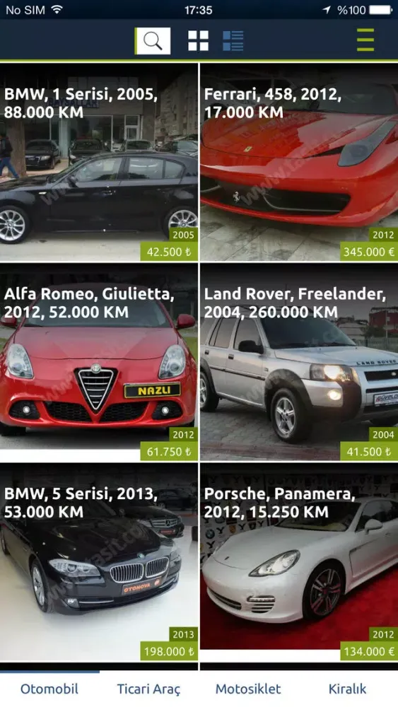 Tasit.com - Sahibinden, 2.El Otomobil, Ticari Araç, Motosiklet ve Kiralık Araç İlanları স্ক্রিনশট