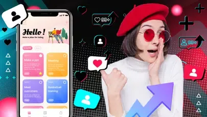 Screenshot di TokFans Boom Likes New