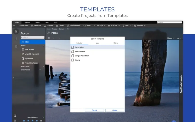 Captures d'écran de Organize:Pro - Project Manager