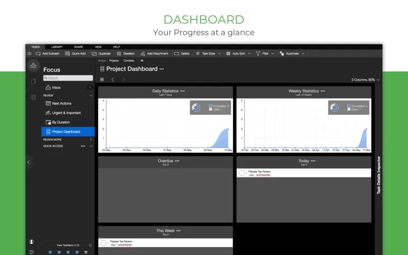 Taskfabric - Tasks & Projects স্ক্রিনশট