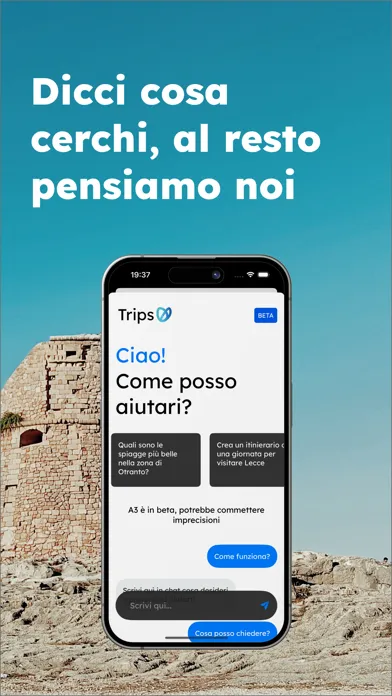Zrzuty ekranu Salento trips