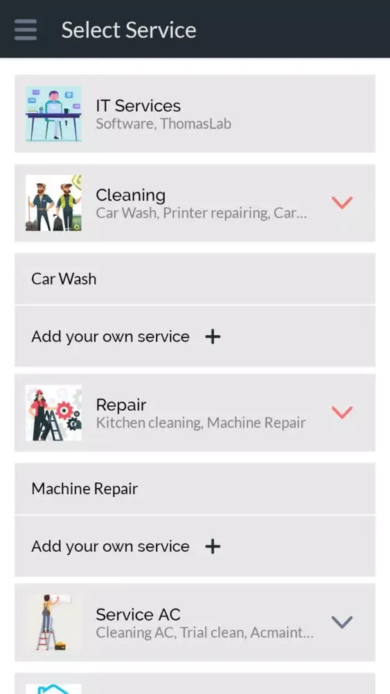 TaskNow Provider Screenshots