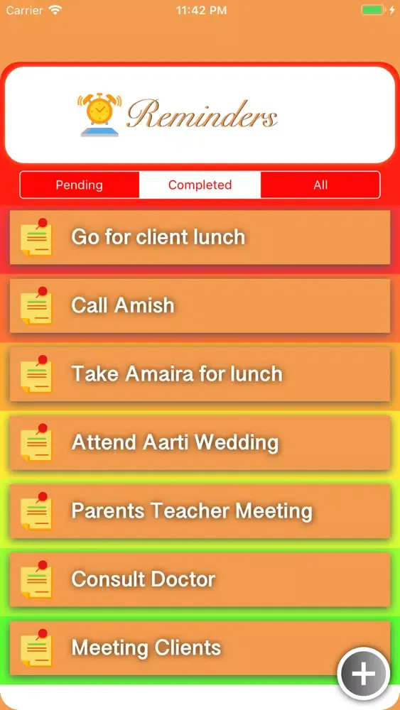 تصاویر Smart Reminders
