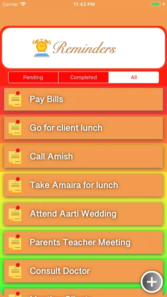 تصاویر Smart Reminders