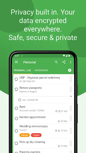 Tasks: to do list & tasks Screenshots