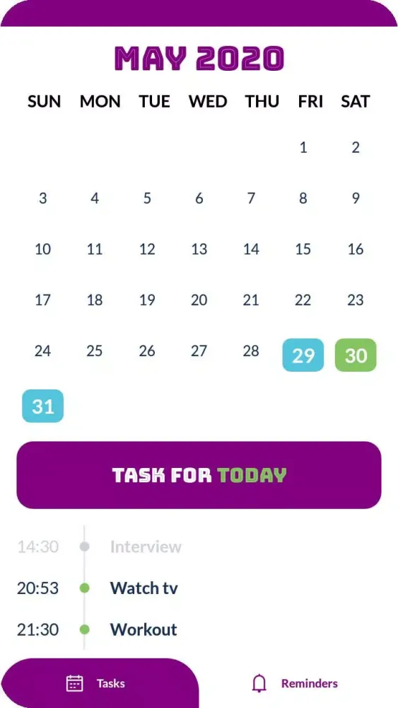 تصاویر Offline Tasks Reminder