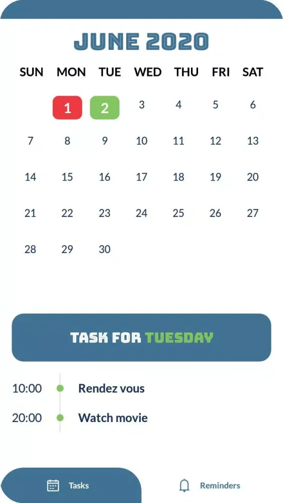 تصاویر Offline Tasks Reminder