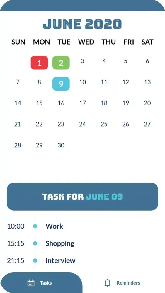 تصاویر Offline Tasks Reminder