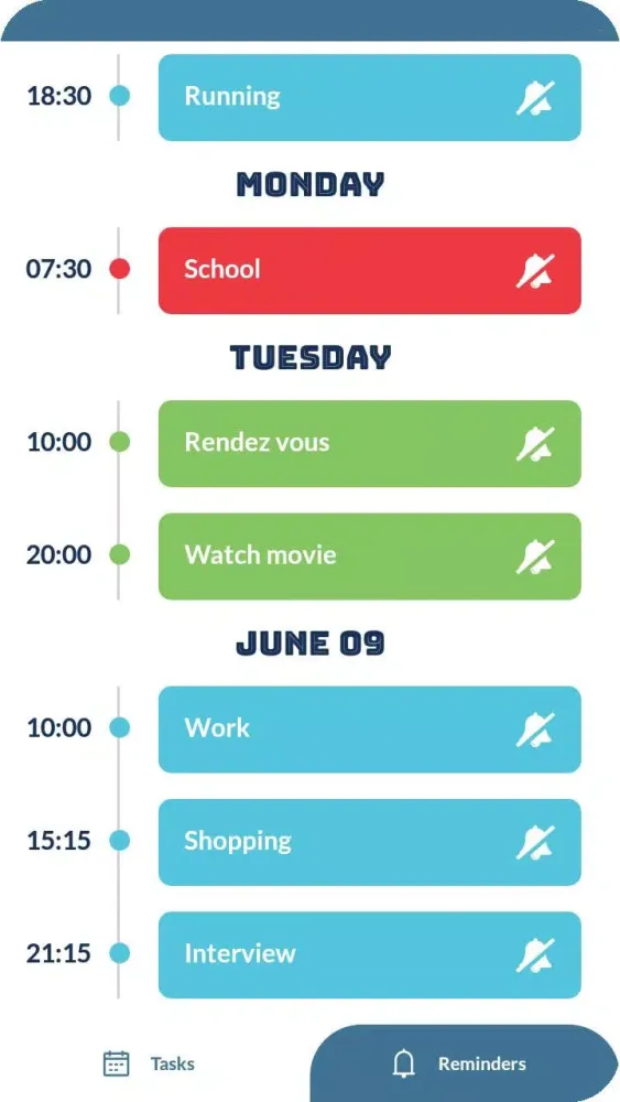 تصاویر Offline Tasks Reminder