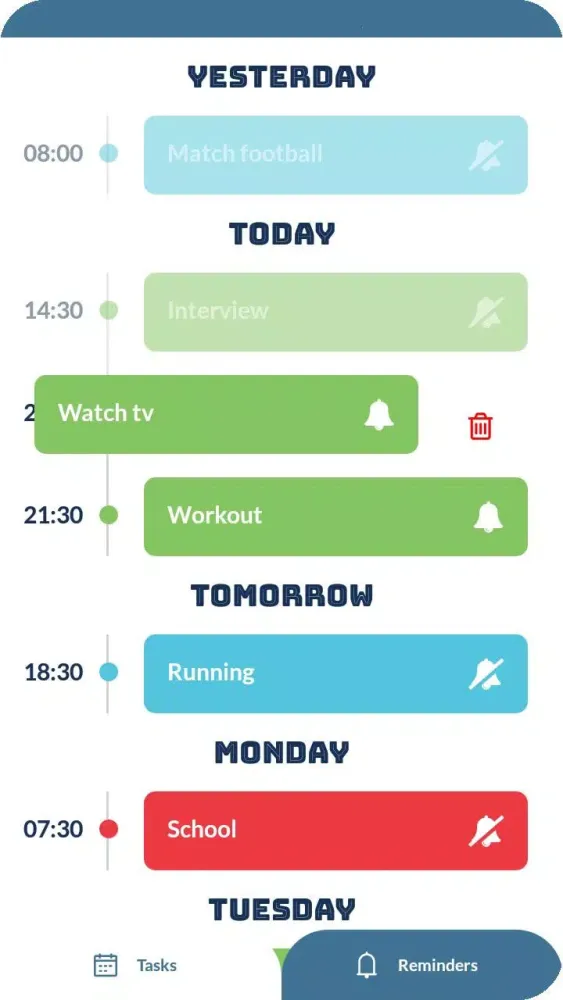 تصاویر Offline Tasks Reminder