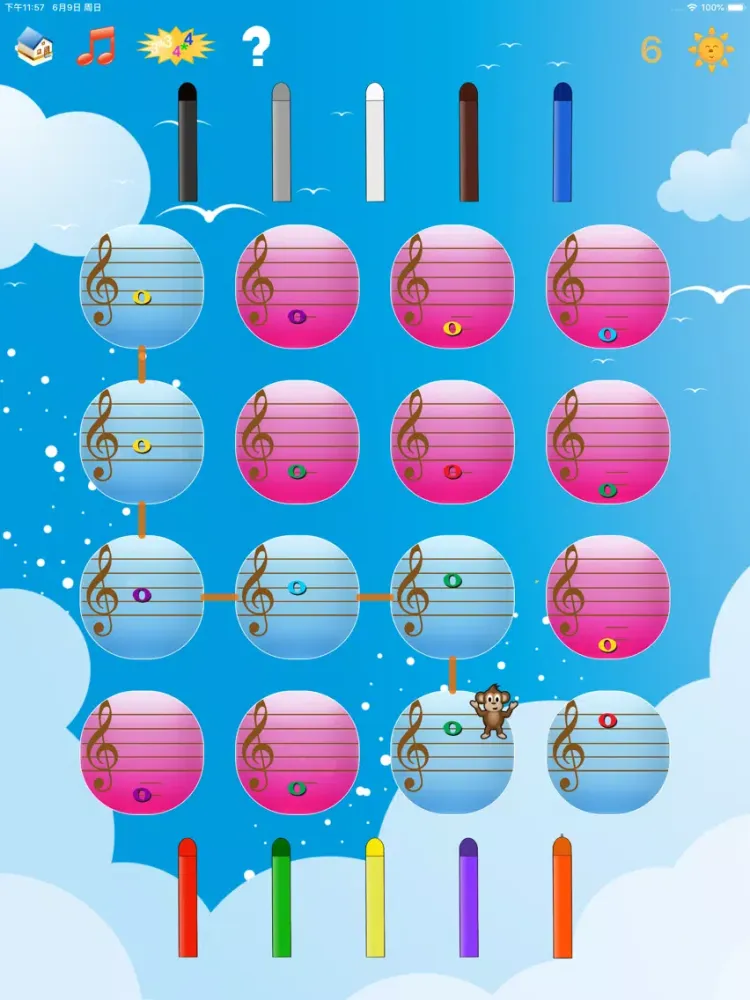 Musical Staff Maze For Baby iPad  স্ক্রিনশট