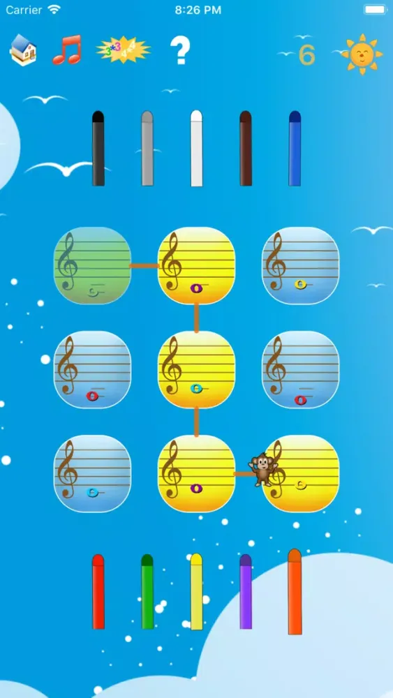 Musical Staff Maze For Baby স্ক্রিনশট