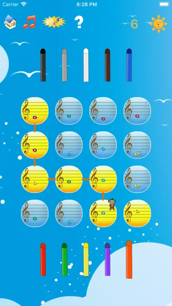 Musical Staff Maze For Baby স্ক্রিনশট