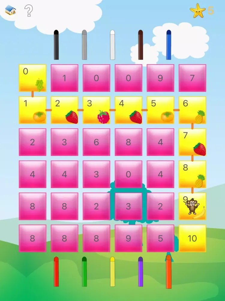 تصاویر Number Maze For Baby iPad 