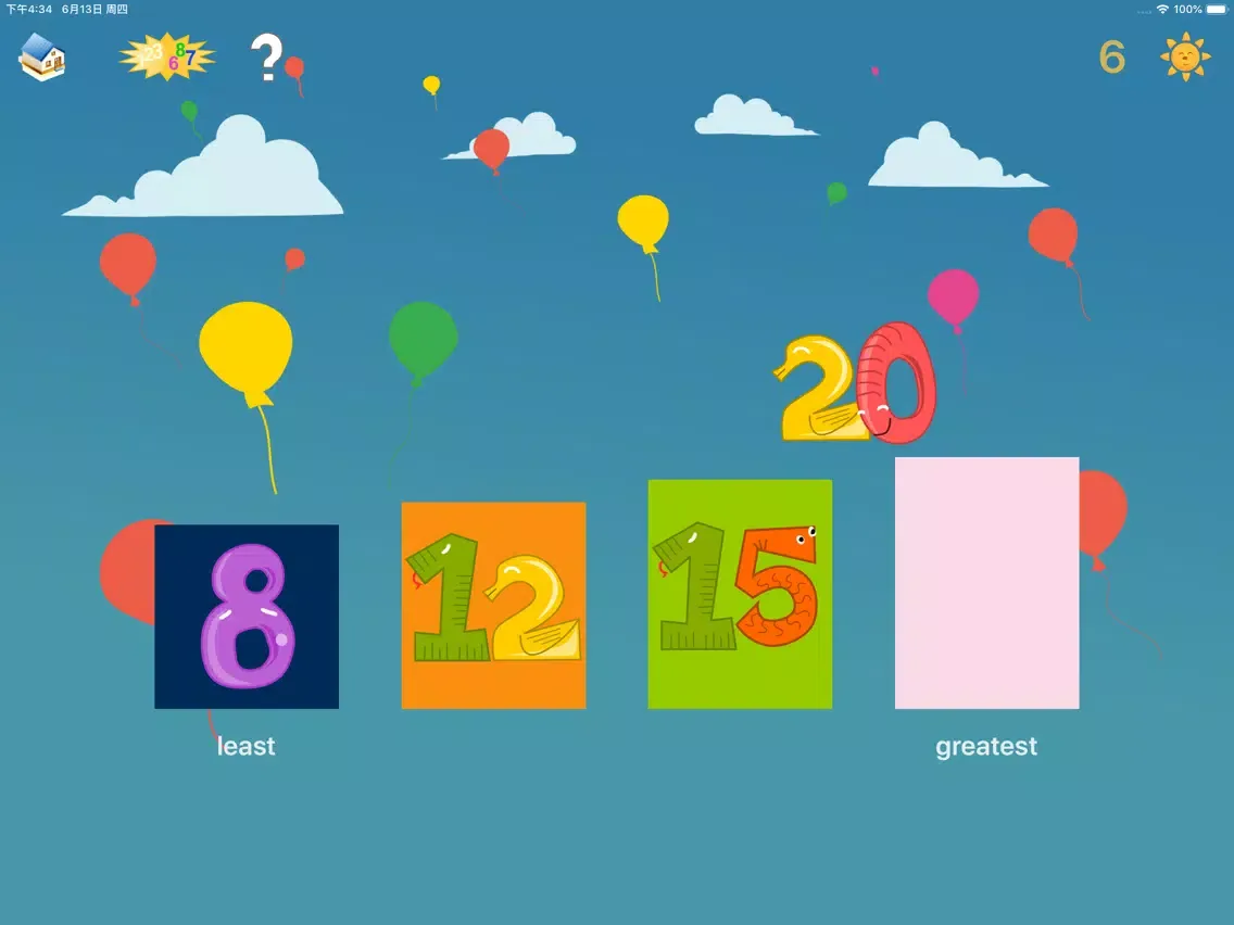 Capturas de tela do Baby First Num Sequencing APP iPad 