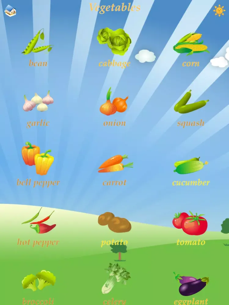 Vegetable Baby iPad 应用截图