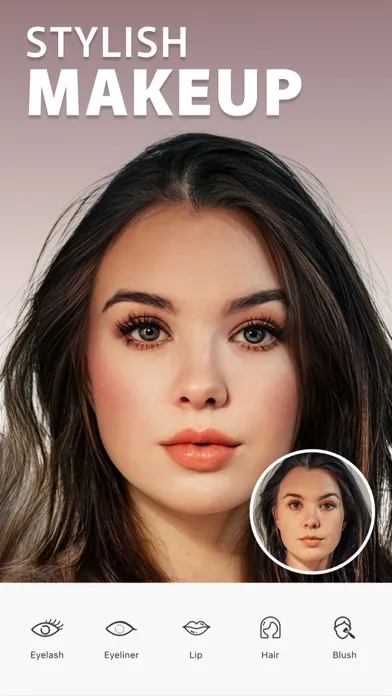 Capturas de tela do Beauty Editor : Face Retouch