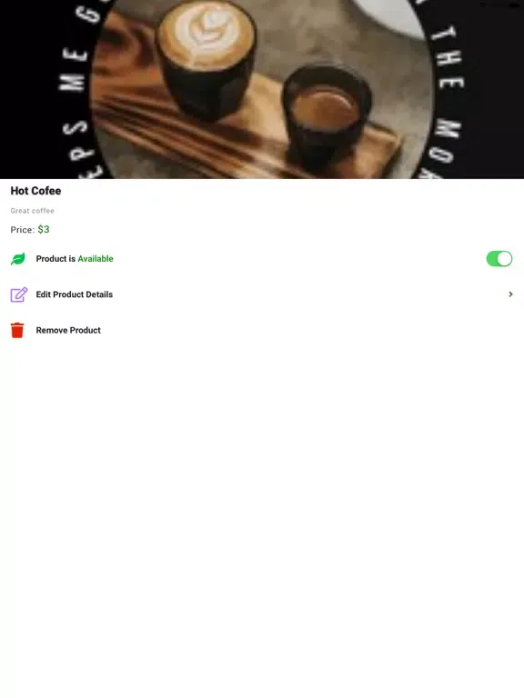 Capturas de tela do Tastee Restaurants iPad 