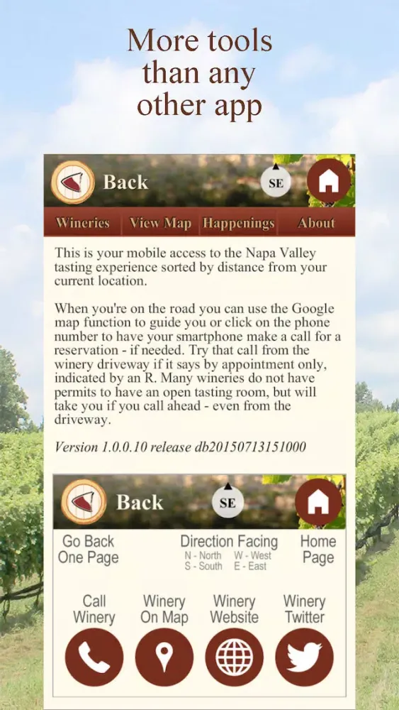 Tasting411® - Napa Valley Screenshots