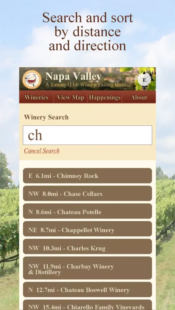 Tasting411® - Napa Valley Screenshots