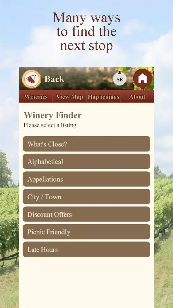 Tasting411® - Napa Valley Screenshots