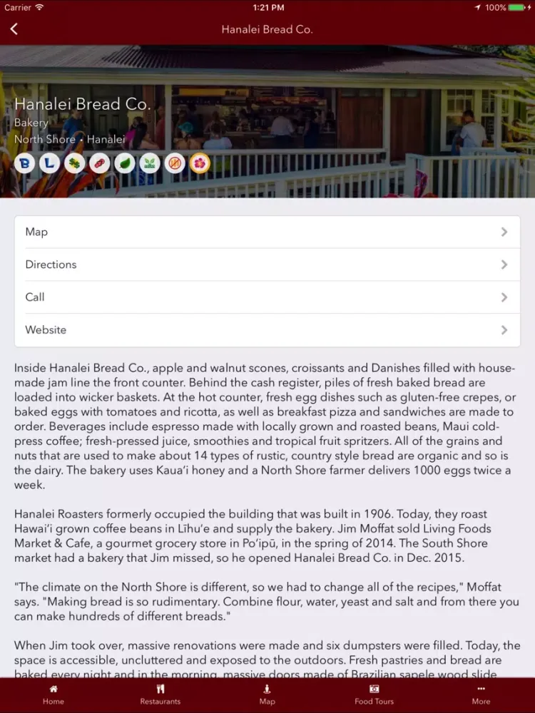 Tasting Kauai Restaurant Guide iPad  स्क्रीनशॉट